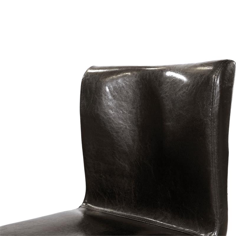 Bowery Hill Wood 6 Piece Counter Height Dining Set in Black