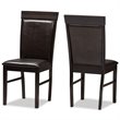 Bowery Hill 5 Piece Dining Set in Dark Brown