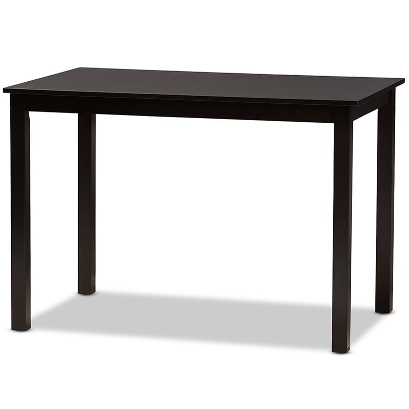 Bowery Hill 5 Piece Dining Set in Dark Brown