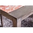 Bowery Hill Wood 7 Piece Counter Height Set in Weathered Gray