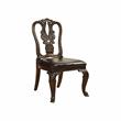 Bowery Hill 7 Piece Round Wood Dining Set in Brown Cherry
