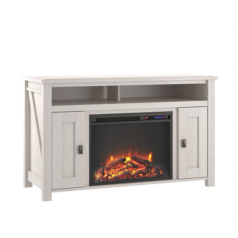 Bowery Hill Wooden Electric Fireplace TV Stand for TVs up to 50