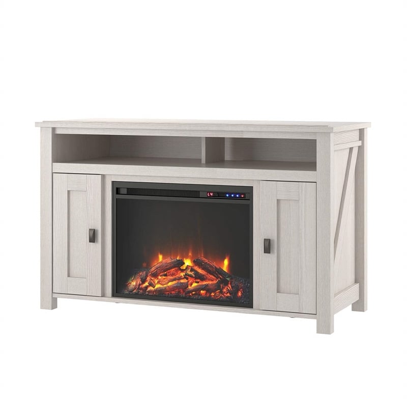 Bowery Hill Wooden Electric Fireplace TV Stand for TVs up to 50