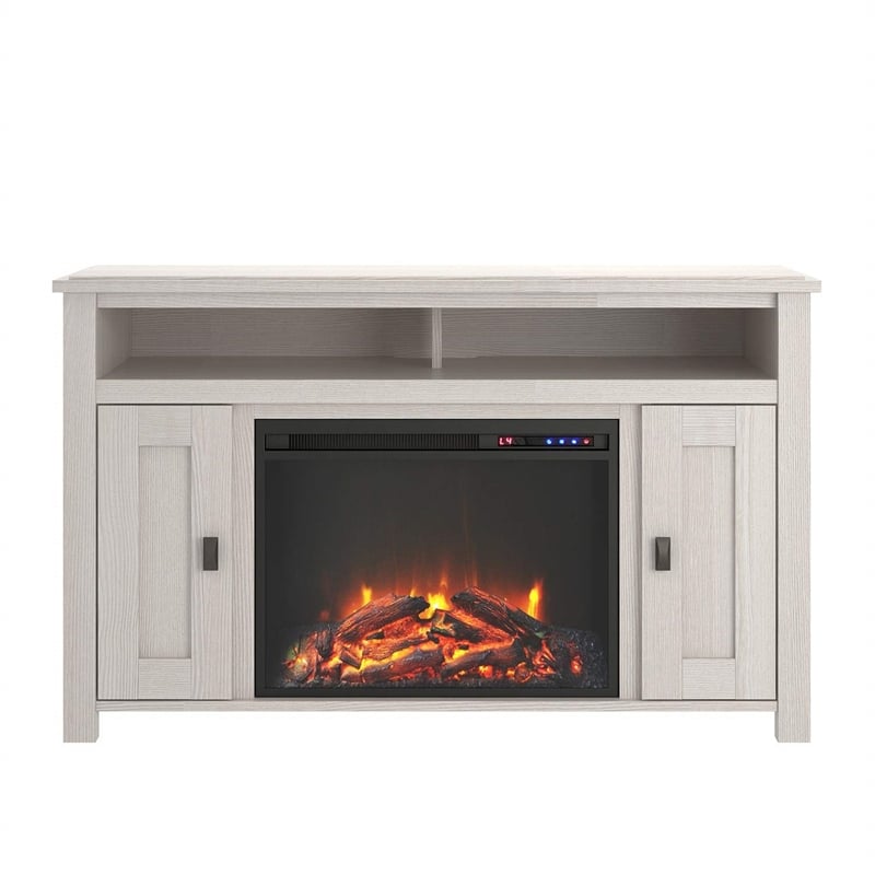 Bowery Hill Wooden Electric Fireplace TV Stand for TVs up to 50
