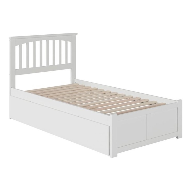 Bowery Hill Twin Xl Platform Panel Bed, Extra Long Twin Platform Bed With Trundle