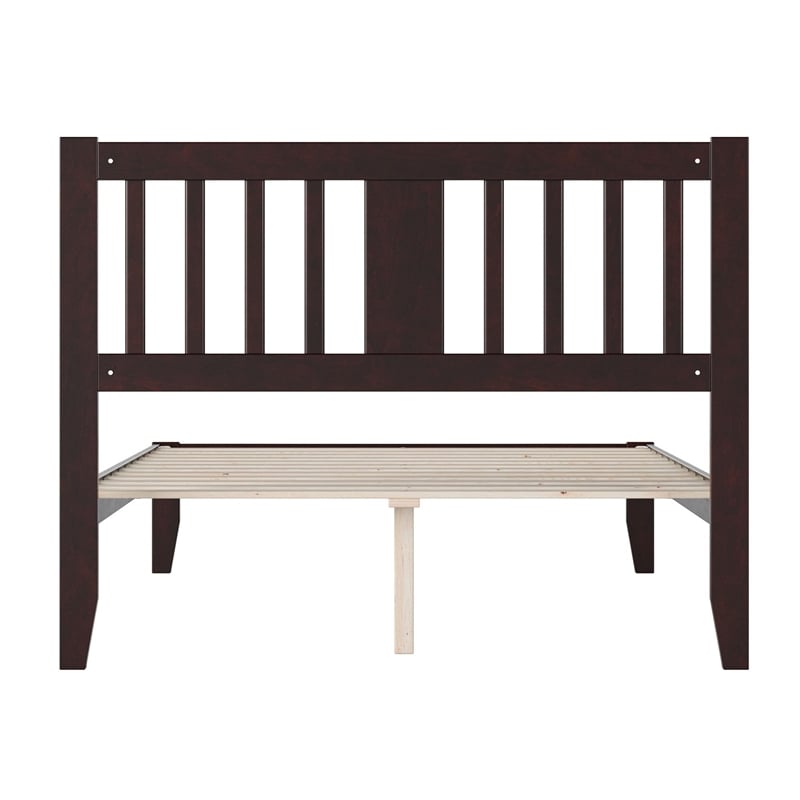 Bowery Hill Twin Spindle Bed with USB Turbo Charger in White