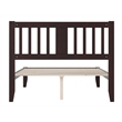 Bowery Hill Contemporary Twin Spindle Solid Wood Platform Bed in White
