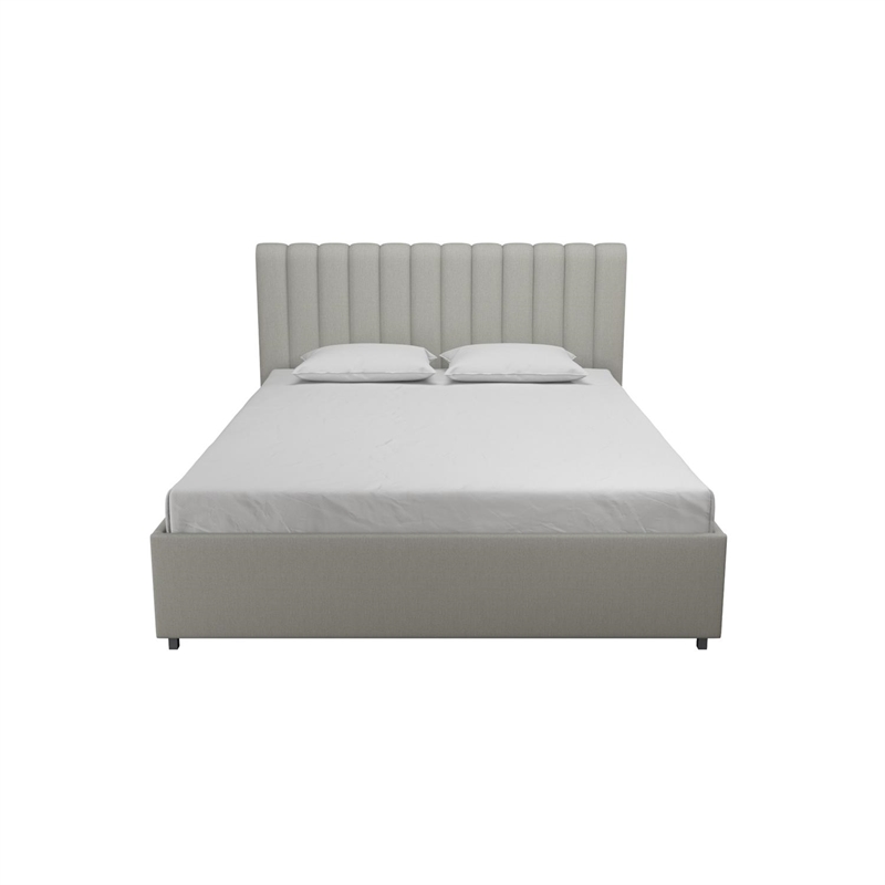 Bowery Hill Upholstered Full Bed with Storage Drawers