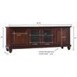 Bowery Hill Traditional Wood Low-Profile TV Stand for TVs up to 60