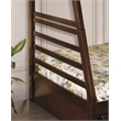 Bowery Hill Wood Twin over Full Storage Bunk Bed in Dark Walnut