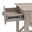 Bowery Hill Engineered Wood Console Table with Drawers in Washed Gray