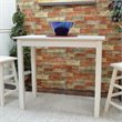 Bowery Hill Pub Bar Table in Antique White