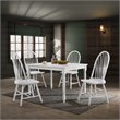 Bowery Hill Wood Dining Chair in Pure White