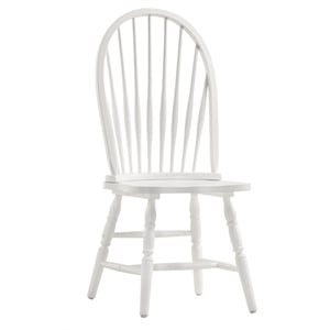 Bowery Hill Wood Dining Chair in Pure White