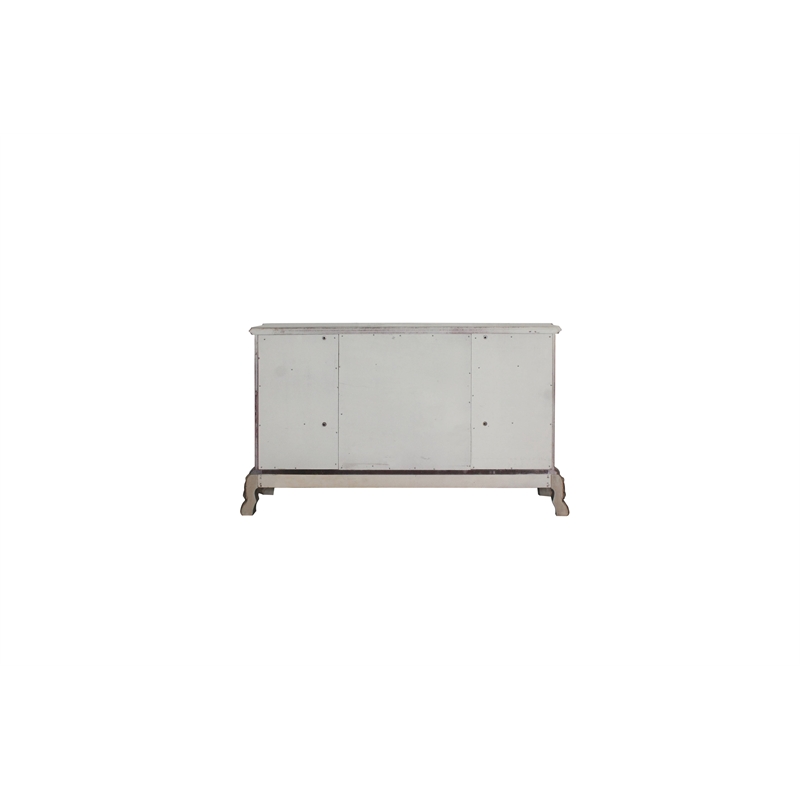 Bowery Hill Traditional Wood Dresser in Vintage Bone White