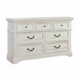 Bowery Hill 7-Drawer Antiqued White Dresser