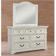 Bowery Hill White Dresser and Mirror