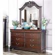 Bowery Hill Traditional Wood 8-Drawer Dresser in Cherry