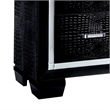 Bowery Hill 9-Drawer Contemporary Solid Wood Dresser in Black