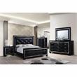 Bowery Hill 9-Drawer Contemporary Solid Wood Dresser in Black