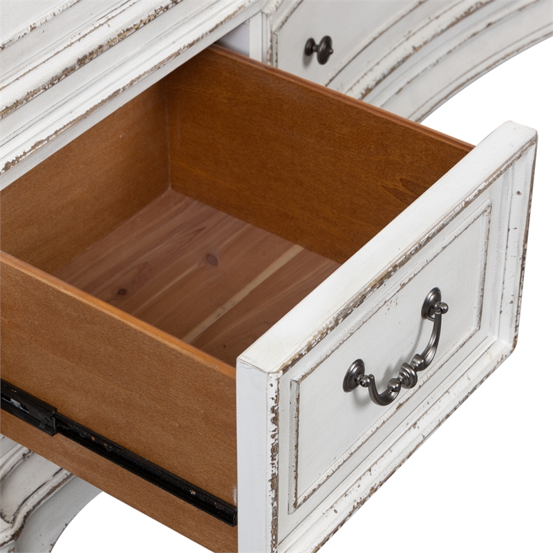 Bowery Hill 9 Drawer Dresser in White