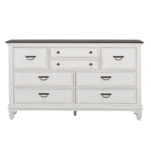 bowery hill 8 drawer dresser in white