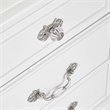 Bowery Hill Engineered Wood 7-Drawers Bedroom Dresser with Mirror Set in White
