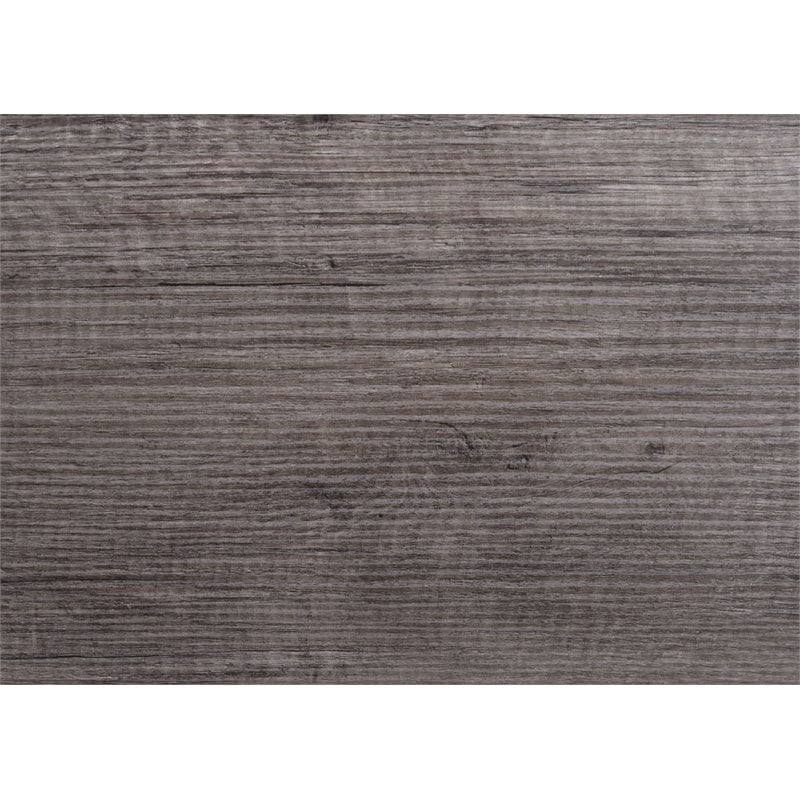 Bowery Hill Solid Wood 6-Drawers Bedroom Dresser in Gray Oak