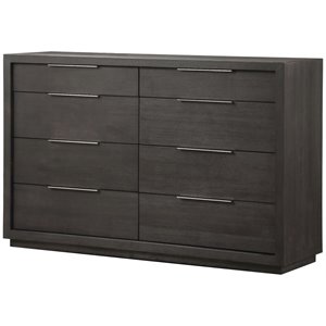 bowery hill 8 drawer dresser in distressed basalt gray