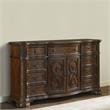 Bowery Hill Brown Cherry 9-Drawer Dresser