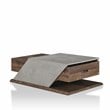 Bowery Hill Modern Wood Coffee Table in Reclaimed Oak