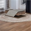 Bowery Hill Modern Wood Coffee Table in Reclaimed Oak