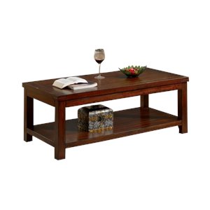 bowery hill transitional wood coffee table in cherry