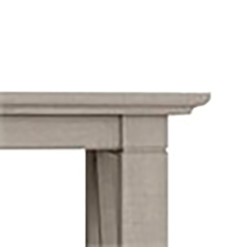 Bowery Hill Mid-Century Engineered Wood Storage Coffee Table in Washed Gray