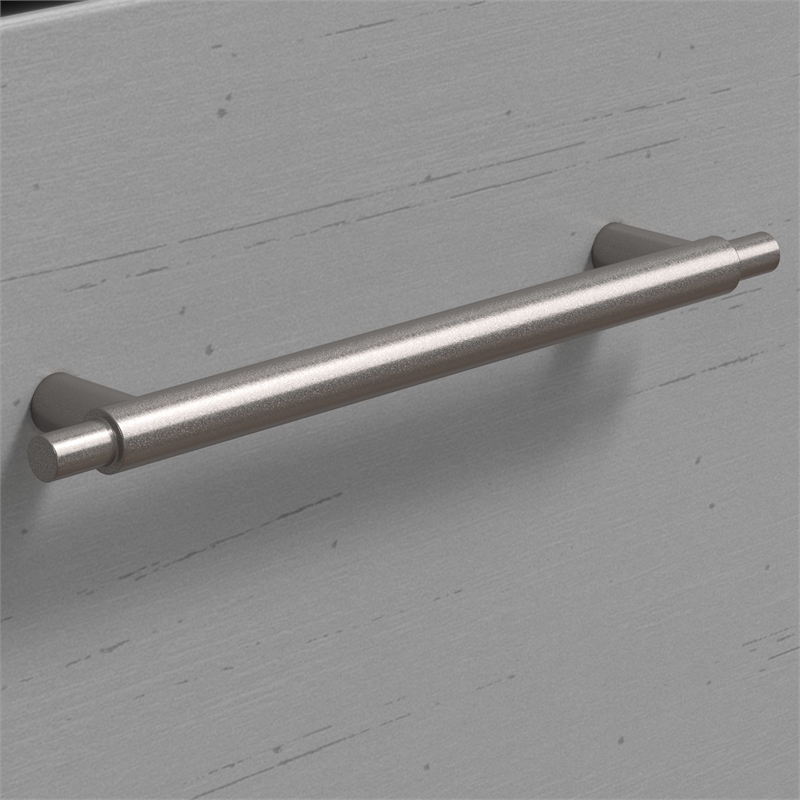 Bowery Hill Modern Engineered Wood Coffee Table with Storage in Gray