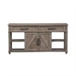 Bowery Hill Transitional Sofa Table in Tan