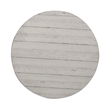 Bowery Hill Modern Drum Cocktail Table in White