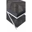 Bowery Hill Dark Gray Lift-Top Wood and Laminate Cocktail Table