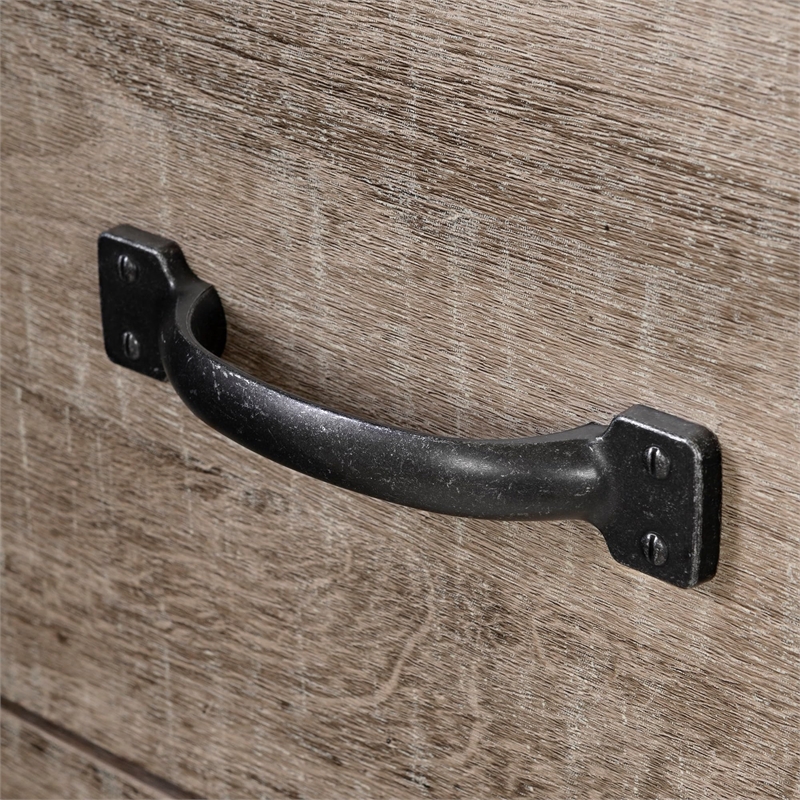 Bowery Hill 1-Drawer Nightstand in Weathered Oak