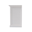 Bowery Hill Mahogany Wood Buffet in Classic White