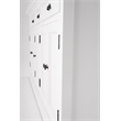 Bowery Hill Mahogany Wood Buffet in Classic White