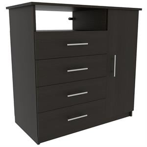 bowery hill contemporary 4 drawer dresser in espresso