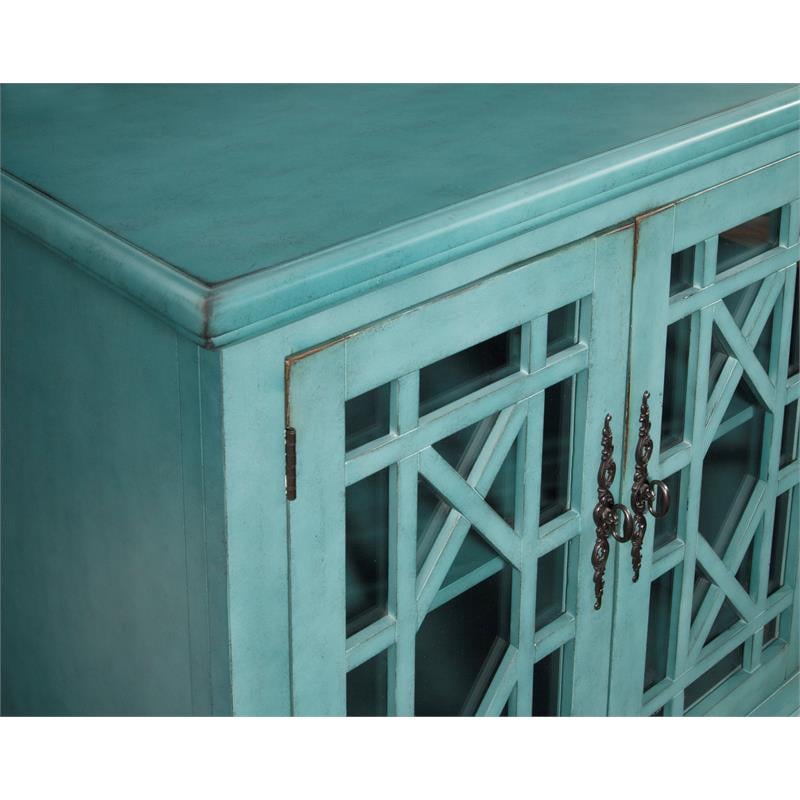 Bowery Hill Traditional Wood TV Stand for TVs up to 63