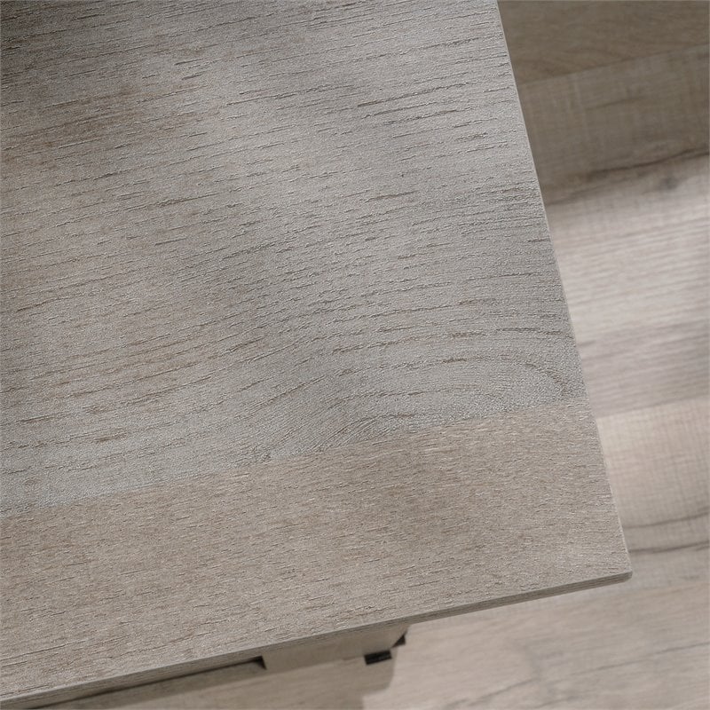 Bowery Hill Contemporary Engineered Wood Sewing Craft Table in Oak