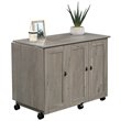 Bowery Hill Contemporary Engineered Wood Sewing Craft Table in Oak