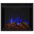 Bowery Hill Electric Fireplace in White Marble