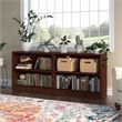 Bowery Hill Furniture 2 Shelf Bookcase in Vogue Cherry