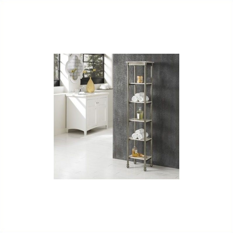 Bowery Hill Six Tier Tower in Gray and Marble