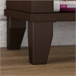 Bowery Hill Furniture 5 Shelf Bookcase in Mocha Cherry