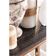 Bowery Hill Modern Metal 6-Shelf Bookcase in Champagne